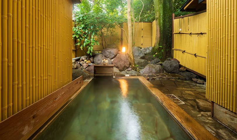 客室露天風呂のご案内